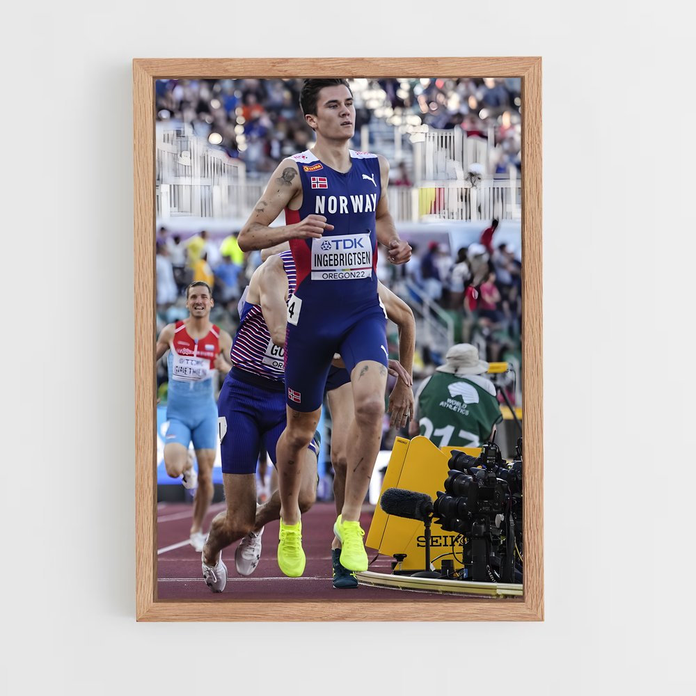 Poster Jakob ingebrigtsen – affiche Athlétisme (vue 4)